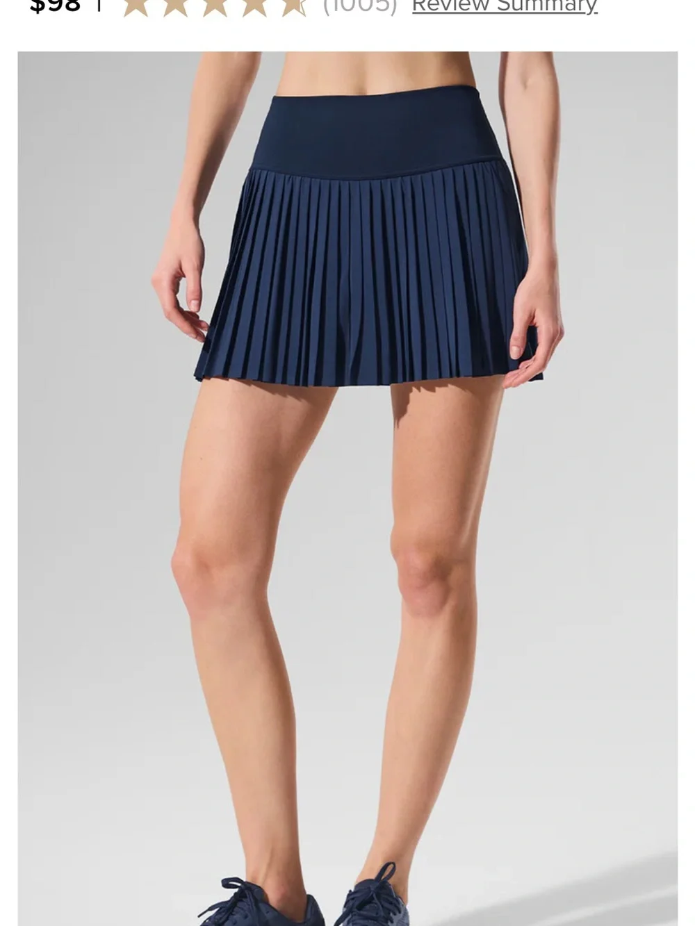 Alo Grand Slam tennis skirt in purple
